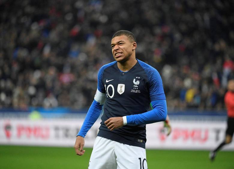 Kylian Mbappé, futbolista del París Saint-Germain. FOTO EFE