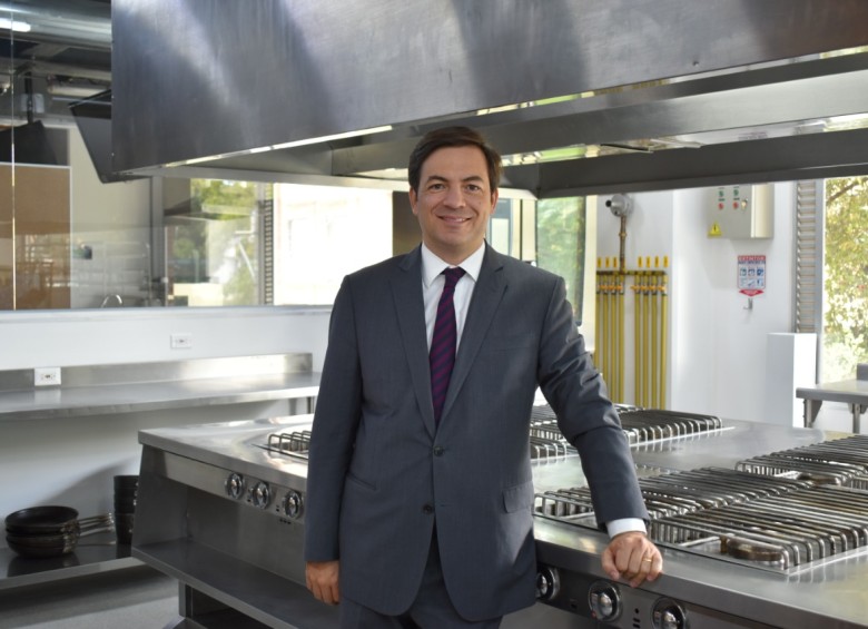 Felipe Villar Stein, director para Colombia y Ecuador de la Escuela de Gastronomía Mariano Moreno. FOTO: CORTESÍA