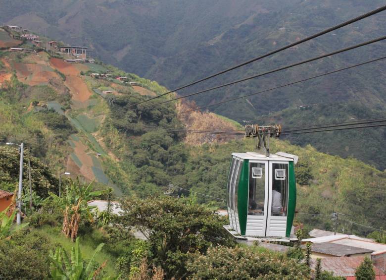Este martes a las 7:00 a.m. el cable entró de nuevo en funcionamiento. FOTO CORTESÍA ALCALDÍA