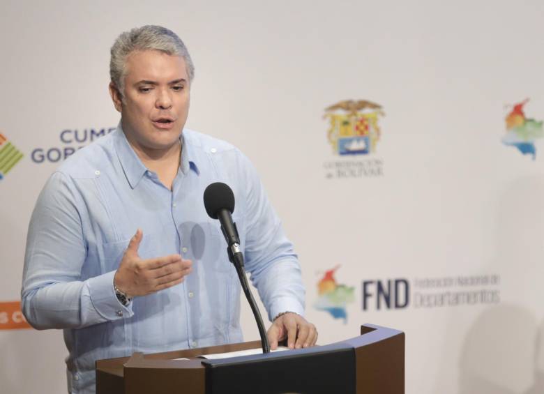 Iván Duque, presidente de la República. FOTO COLPRENSA