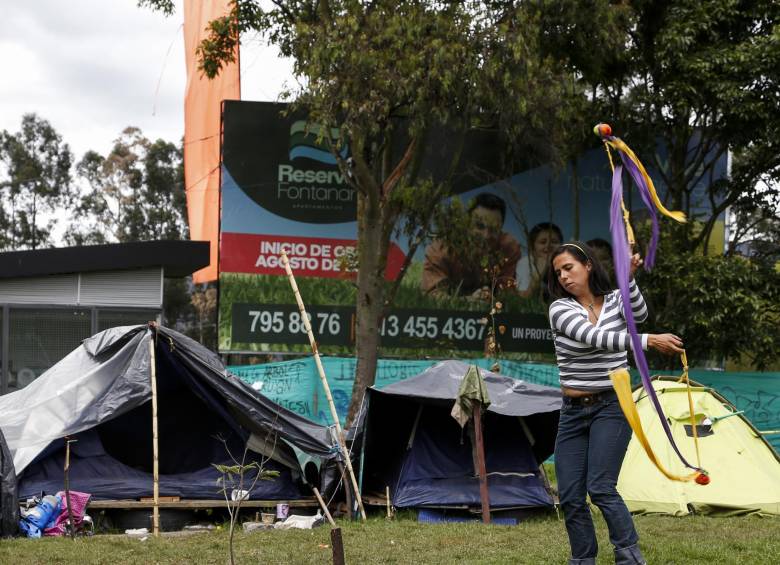 Cerca al humedal La Conejera de Suba, al noroccidente de Bogotá, se construirá el proyecto denominado ‘Reserva Fontanar Apartamentos’. FOTO COLPRENSA