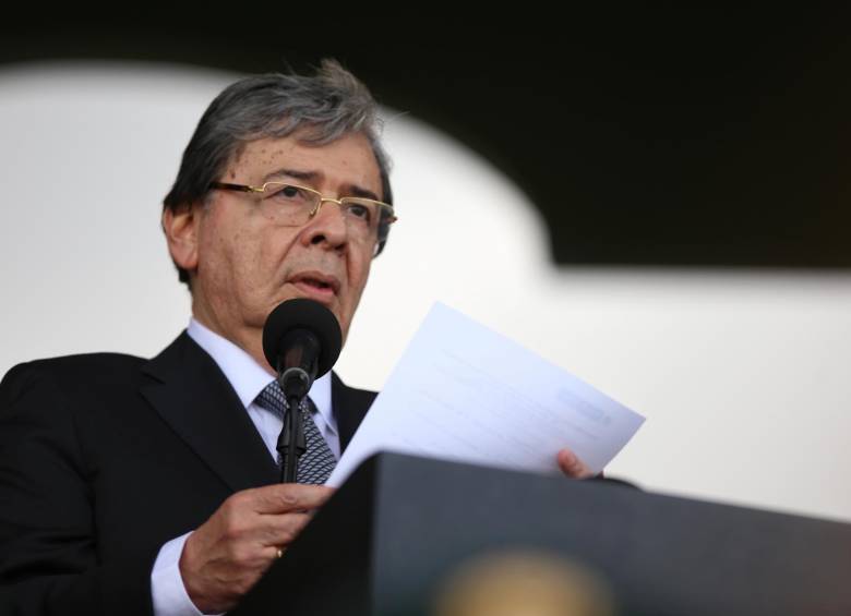 Ministro de Defensa, Carlos Holmes. FOTO COLPRENSA