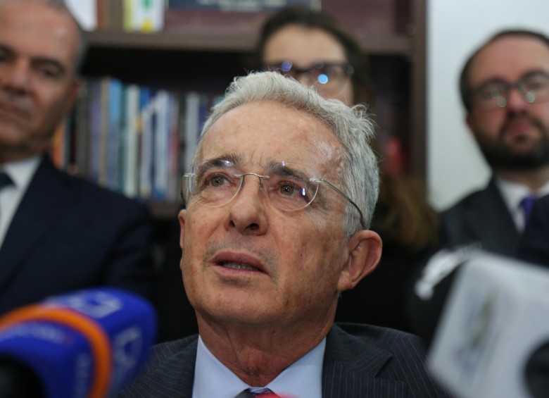 El senador y expresidente Álvaro Uribe Vélez. FOTO ARCHIVO COLPRENSA