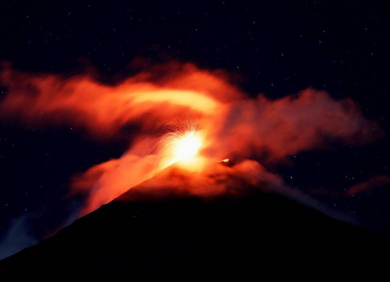  El volcán de Fuego de Guatemala comenzó Su quinta erupción del año, informó el Instituto Nacional de Sismología, Vulcanología, Meteorología e Hidrología (Insivumeh) Foto: EFE