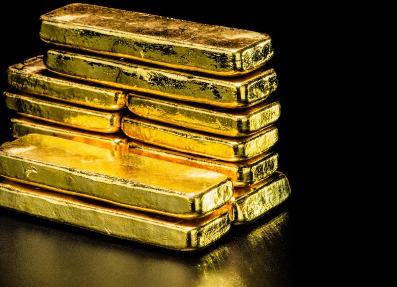 En el último mes la cotización del oro bajó un 1,78 %, de US$1.235,30 la onza a US$1.213,30. FOTO Sstock