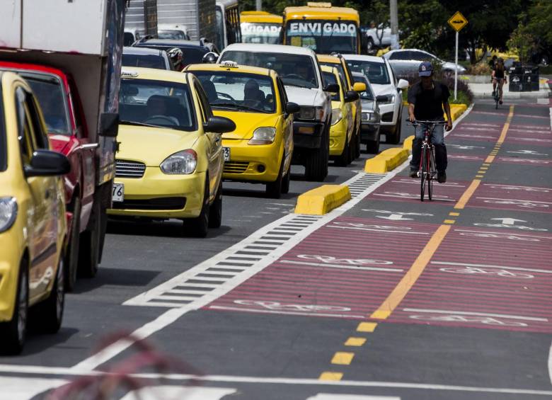 En el Valle de Aburrá hay 115 kilómetros de ciclorrutas construidos, según el Área Metropolitana. FOTOS JULIO CÉSAR HERRERA