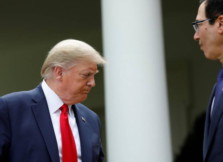 El presidente estadounidense, Donald Trump, acusa a la Organización Mundial de la Salud de no hacer las reformas que él solicitó para el manejo de la pandemia de coronavirus. FOTO EFE