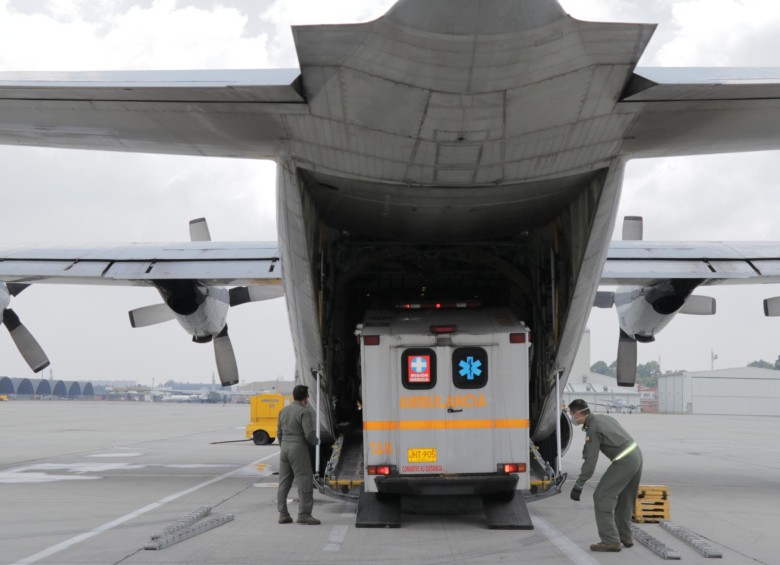 Los equipos transportados en las aeronaves apoyarán la lucha contra el coronavirus en el Amazonas. FOTOS Cortesía