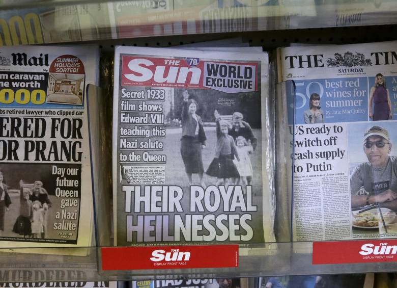 Así fue la portada del diario sensacionalista británico que despertó una gran polémica. FOTO AP
