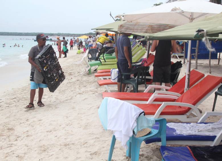 Playa Blanca, en Cartagena de Indias. FOTO Colprensa
