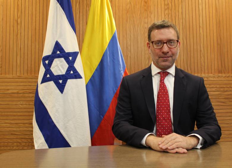 Christian Cantor, embajador de Israel en Colombia, asegura que en adelante habrá diversos eventos para que empresarios de ambos países conozcan oportunidades bilaterales. FOTO cortesía
