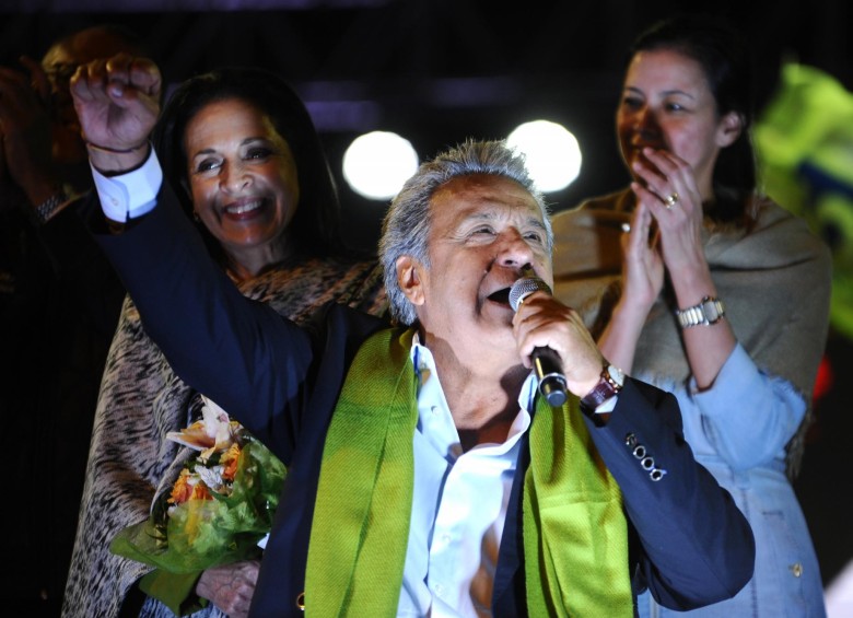 Lenín Moreno, nuevo presidente de Ecuador. FOTO AFP