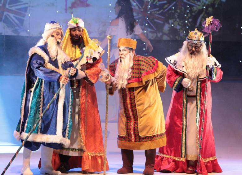 Puesta en escena de La navidad por el mundo, musical de la Fundación Prolírica en el Teatro Metropolitano. FOTO cortesía