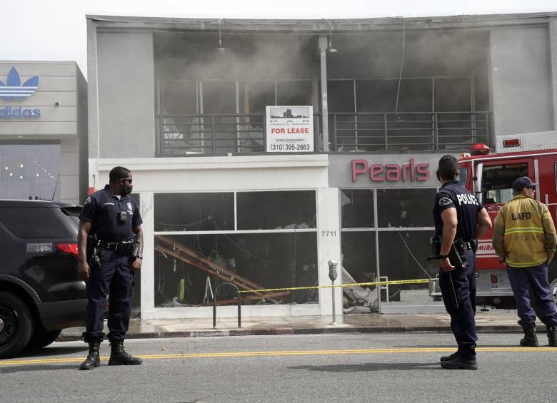 Disturbios en Los Ángeles, EE. UU. FOTO AFP