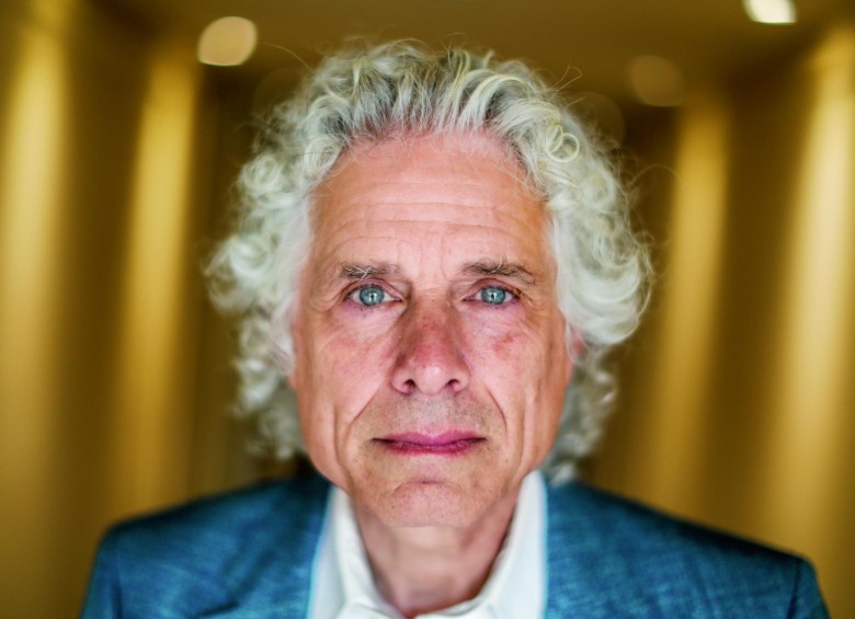 Steven Pinker estuvo en Medellín. FOTO Esteban Vanegas