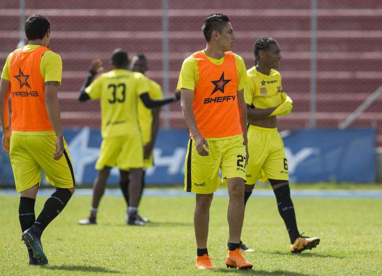 Mauricio Gómez, el hombre que desequilibró el duelo en el estadio la Independencia de Tunja. FOTO archivo esteban Vanegas