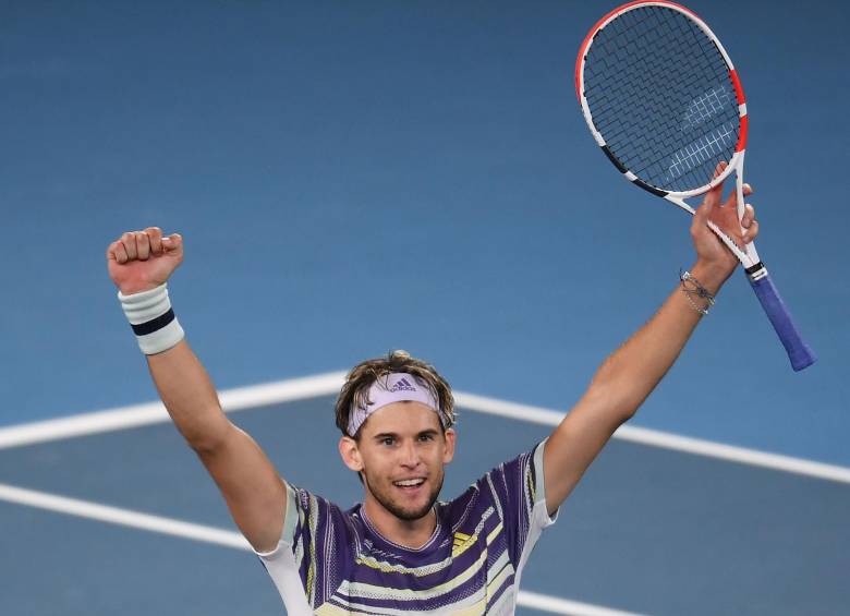 Dominic Thiem será el rival de Novak Djokovic en la final del Abierto de Australia. FOTO: AFP