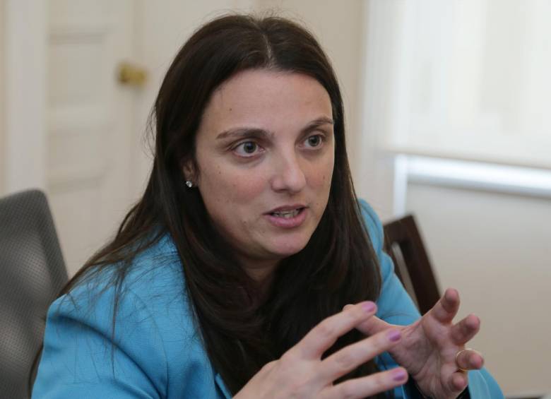 Karen Abudinen, ministra TIC. FOTO COLPRENSA