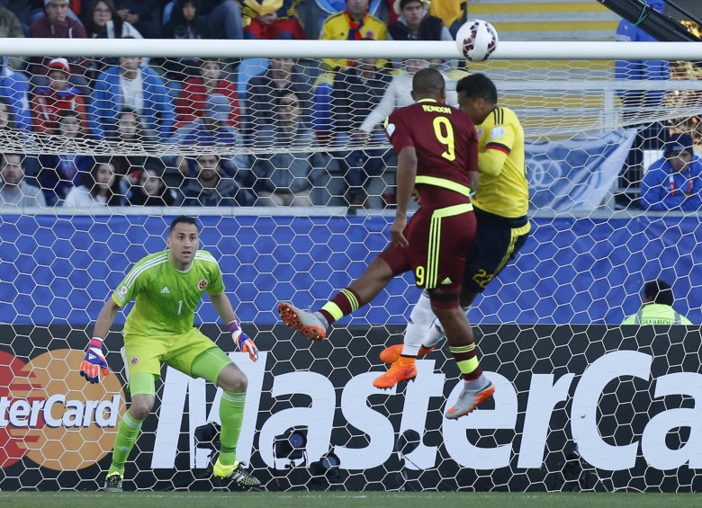 Salomón Rondón marcó el único gol del partido. FOTO AP