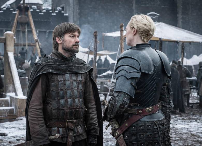 El reencuentro entre Jaime Lannister y Brienne de Tarth fue una de las escenas que dejó el segundo capítulo de la octava temporada de Game oh Thrones. FOTO: cortesía HBO