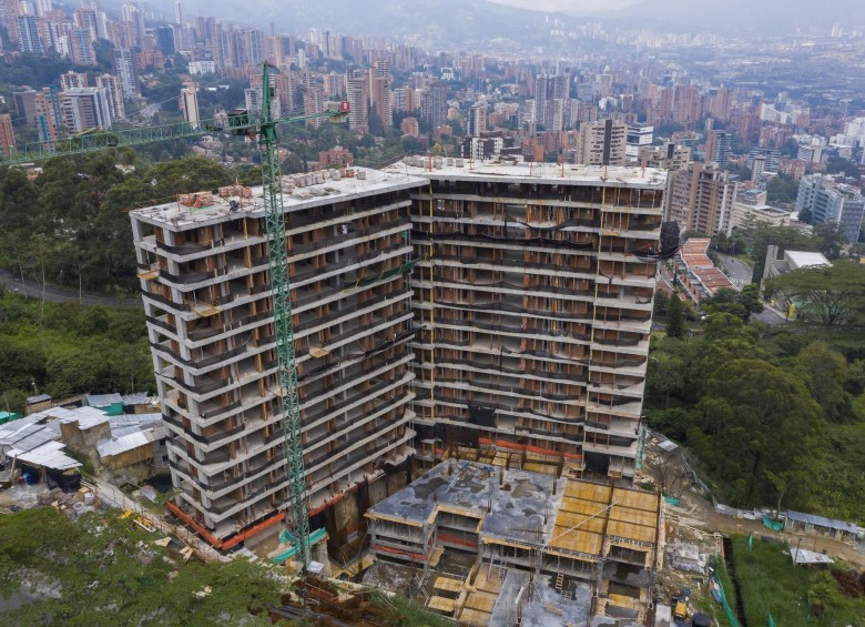 Según el Dane, 80% de las construcciones en Colombia se hacen con concreto. FOTO Manuel Saldarriaga