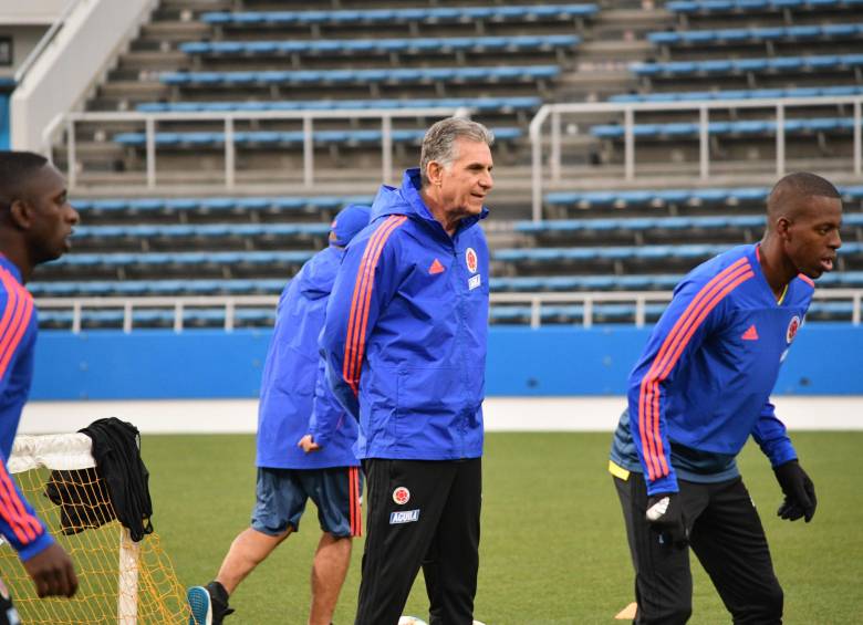 El técnico Carlos Queiroz definió la lista de preconvocados a la Copa América. FOTO COLPRENSA