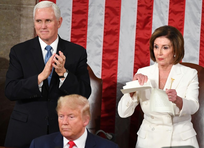 A tan solo nueve meses de unas elecciones presidenciales en las que Trump busca lograr un segundo mandato, la polarización es evidente. FOTO AFP