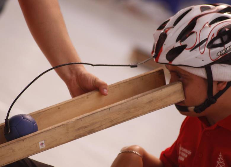 Jesús Romero, de 35 años de edad, es todo un ejemplo de superación. Dejó huella en gimnasia y ahora, en boccia, continúa dando muestras de su talento. FOTO COLPRENSA