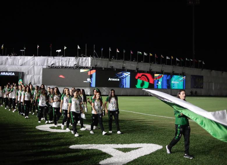 Delegación de Antioquia en las justas. FOTO CORTESÍA MINDEPORTE