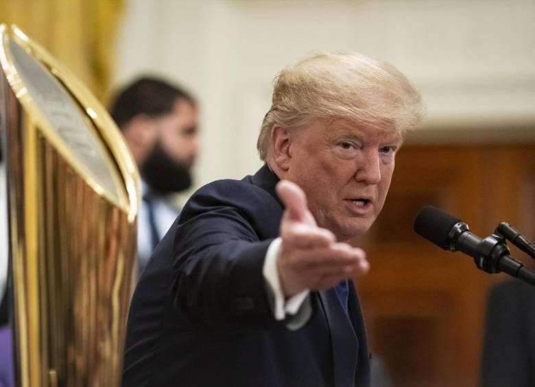 Trump relata detalles del ataque a Soleimani a donantes republicanos en EE.UU. Foto: EFE.