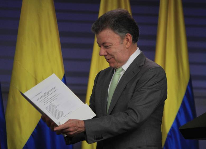 El presidente Santos invitó a los líderes políticos a la reconciliación. FOTO: Colprensa