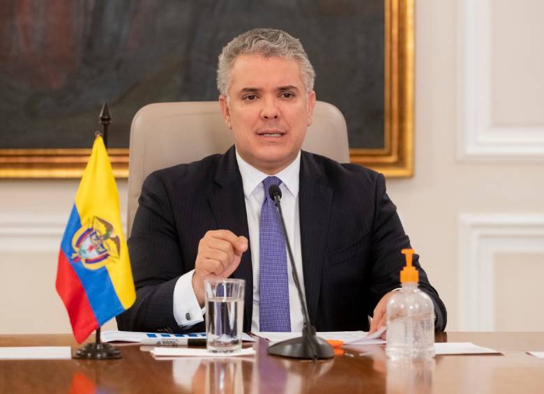En la opinión pública se ha generado polémica por la creación de un programa de entrevistas dirigido por el presidente Iván Duque. FOTO COLPRENSA