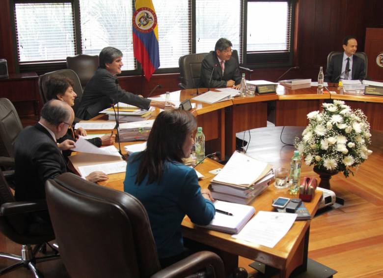 Sala Plena Corte Constitucional. FOTO: COLPRENSA