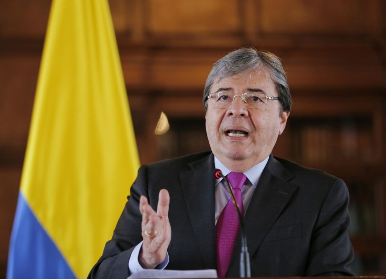 Carlos Holmes Trujillo, ministro de Defensa. FOTO COLPRENSA