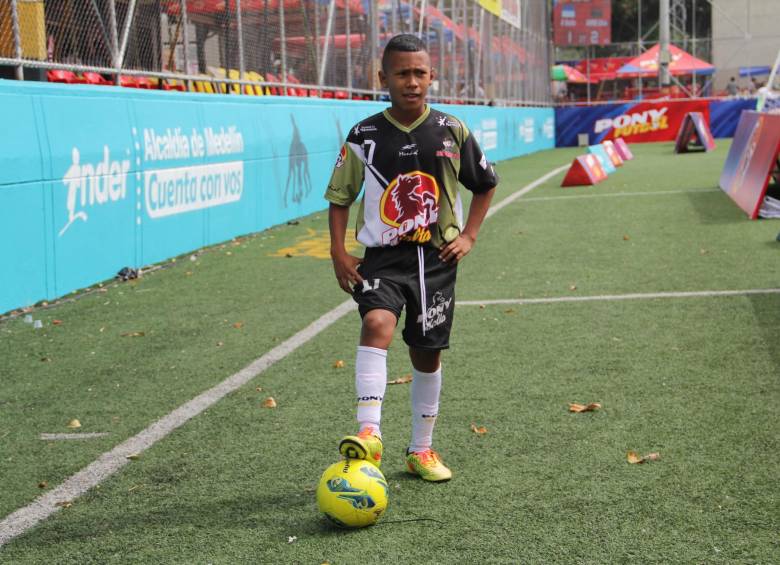 Juan José Jiménez no pudo marcar ayer en el empate de Anorí 0-0 con Barrio La Laguna de Cúcuta. FOTO cortesía los paisitas 