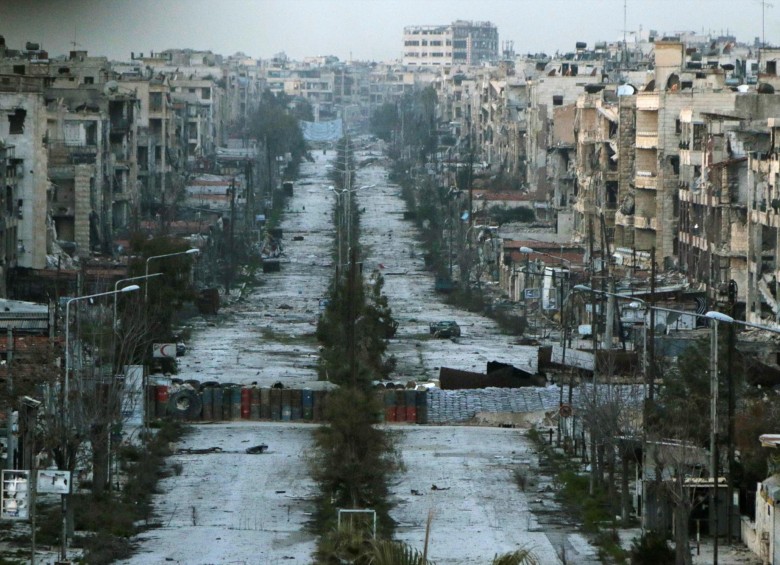 Así quedó el oeste de Alepo en diciembre cuando fue recuperada por el régimen de Bashar al Asad.