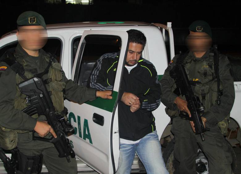 Nelson Correa Henao, alias “Bolillo”, ya había sido capturado en 2010. FOTO: cortesía Policía Metropolitana.