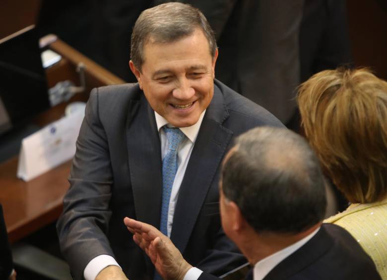 Ernesto Macías, presidente del Congreso por la bancada oficialista.