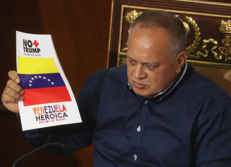 Diosdado Cabello, número dos del chavismo y presidente de la Asamblea Nacional Constituyente. FOTO: EFE