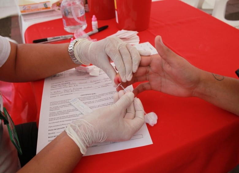 La prueba de VIH es de libre acceso en el plan de salud del país. FOTO COLPRENSA