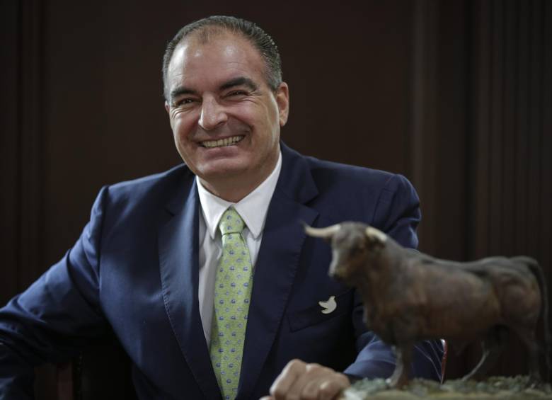 El ministro de Agricultura y Desarrollo Rural, Aurelio Iragorri, comentó que es “el colombiano que más días ha estado encargado de la presidencia de la República”. FOTO COLPRENSA
