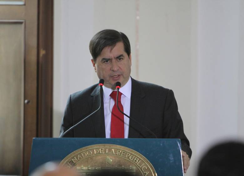 Ministro del Interior, Juan Fernando Cristo. FOTO COLPRENSA. 
