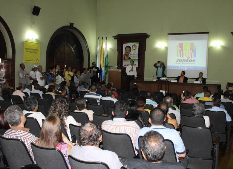 El concejal Echeverri trabajará ahora con la campaña de Gabriel Jaime Rico. Foto cortesía 