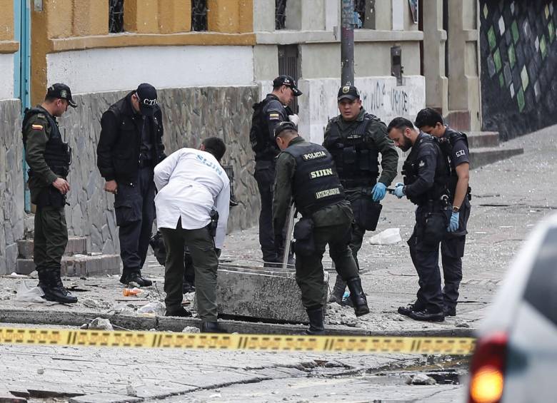 De acuerdo con el alcalde Enrique Peñalosa, el atentado buscaba afectar a los miembros de la Fuerza Pública FOTO Colprensa