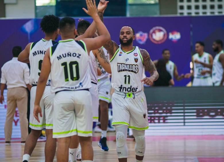 Tigrillos logró su quinta victoria en la Liga Profesional de Baloncesto y se mantiene en zona de clasificación a los play offs. FOTO CORTEÍA DPB