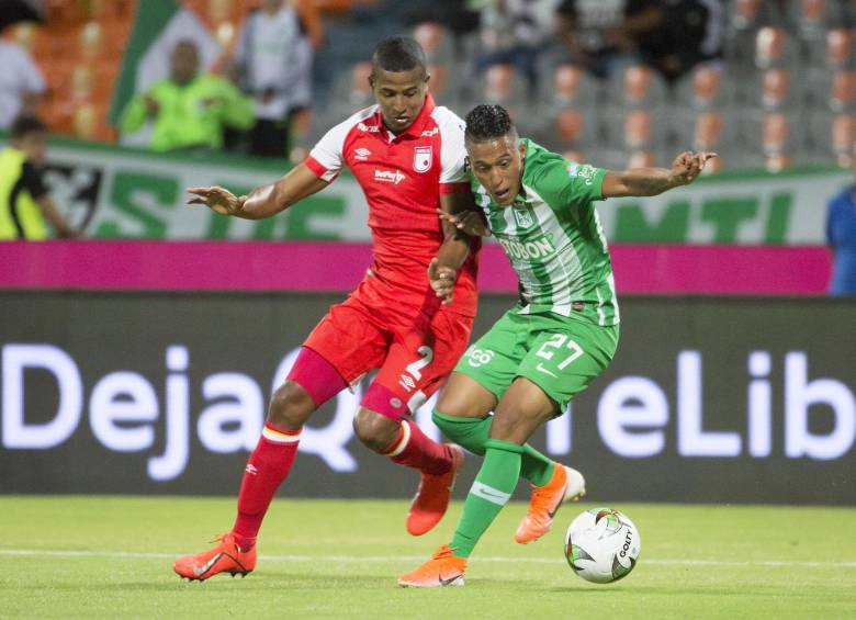 Sebastián Gómez, una de las figuras en el duelo de ida en el estadio Atanasio Girardot, podría estar hoy. FOTO edwin bustamante