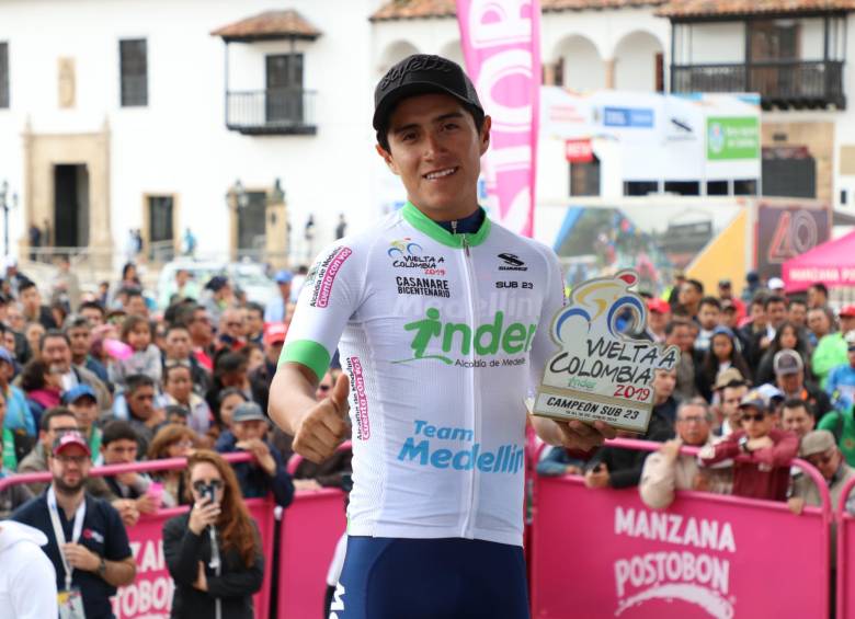 Jhojan García ayudó para el monopolio del Team Medellín, al ser el campeón Sub-23. 