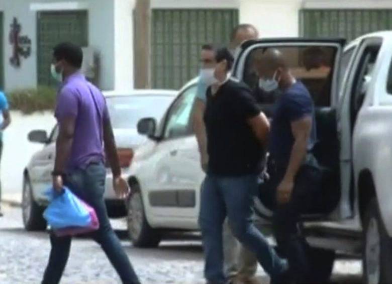 El detenido Alex Saab, al momento de su captura en Cabo Verde. FOTO CAPTURA DE VIDEO