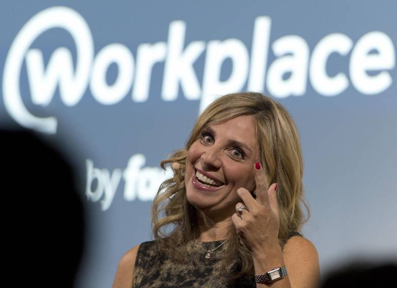 Nicola Mendelsohn, Vicepresidente de Emea en Facebook realizó la presentación de Workplace. FOTO AFP