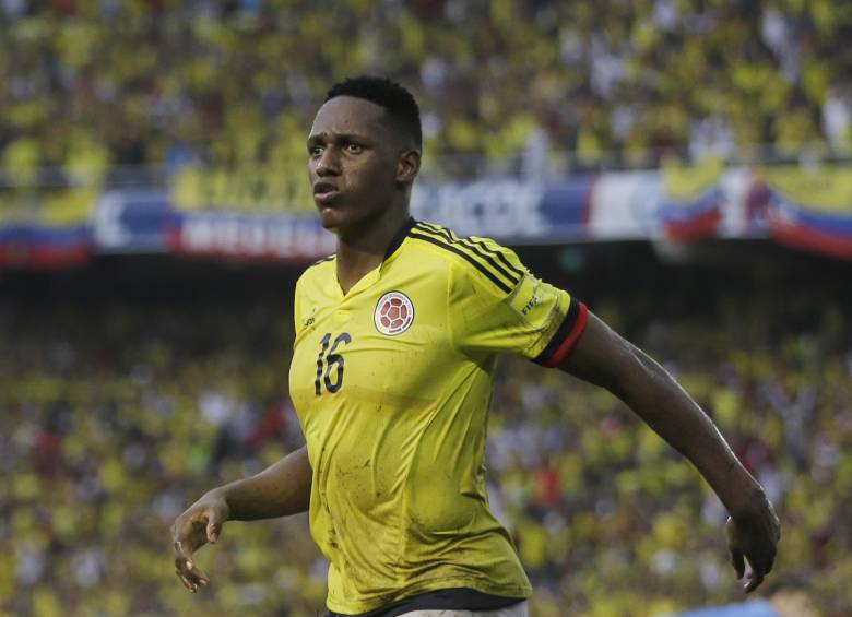 Yerri Mina, de 23 años, es actual jugador del Palmeiras. FOTO AFP